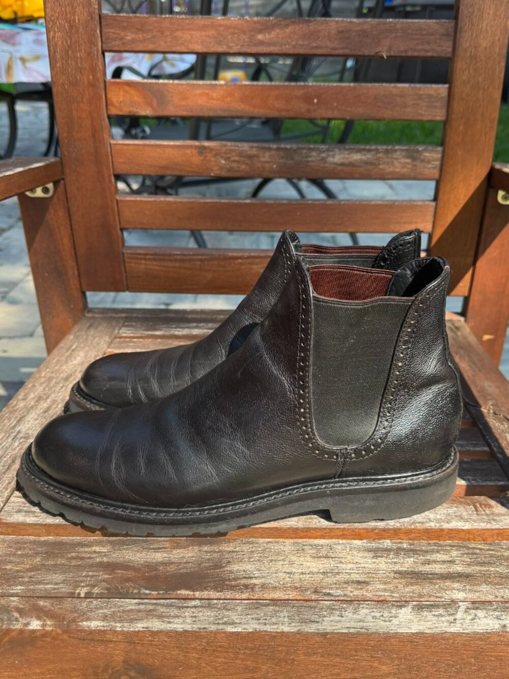 Wolverine 1000 Mile Cromwell Black Chelsea Boot Rugged Tread Sole Size 11 D